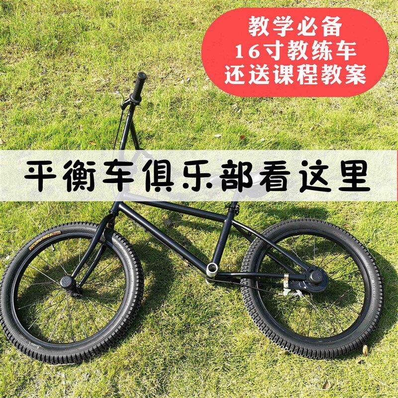 平衡车16寸教练车滑步车大号x成人家长陪练车俱乐部亲子赛18寸20