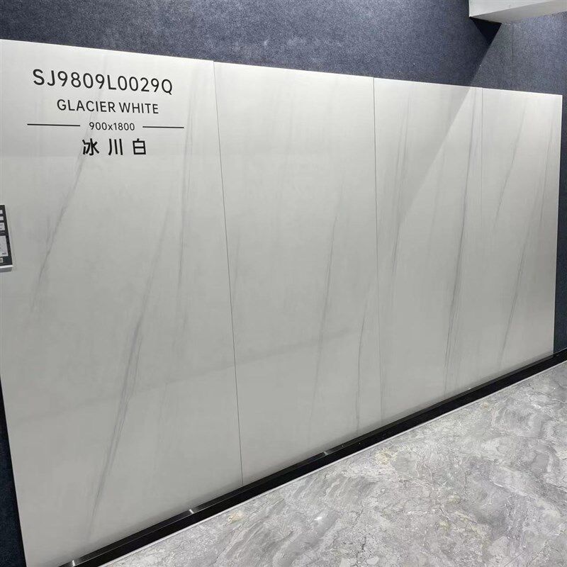 9001800广东新款岩板电视B背景墙家装别墅客厅悬空工程地板瓷砖