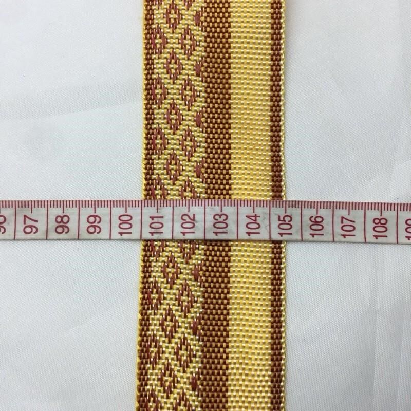 提花织带藤席竹席榻榻米沙发垫包边条加宽加X厚草席包边带