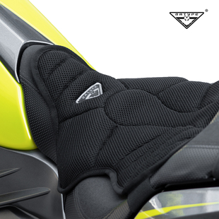 蝠派摩托车坐垫电动车坐套防水防晒透气I长途减震软坐垫改装配