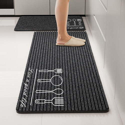 厨房专用地垫防油吸水可擦免洗家用防滑脚垫N蹭土耐脏垫子定制防