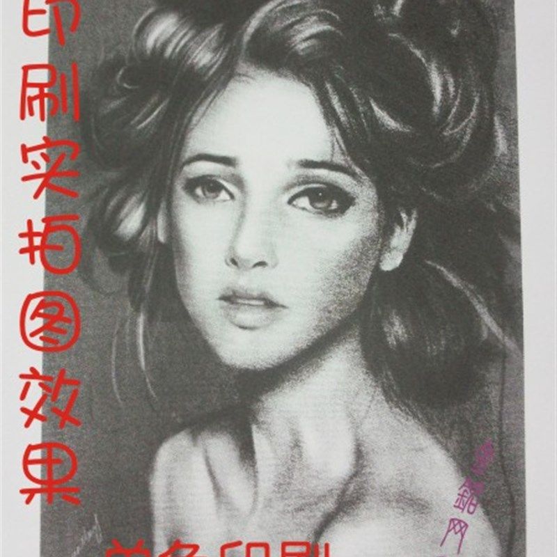 丝网印刷网版 板 定制 制作 E网点印刷效果 渐变 立体印刷