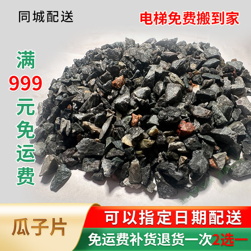 家装精品瓜子片袋装瓜子石装修
