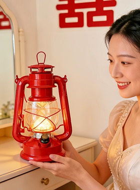 结婚LED马灯中式婚礼路引添丁进财灯婚房布置氛围灯电池充电两用