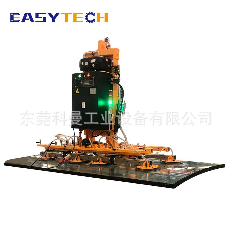 液压驱动系统电动玻璃吸吊机可翻转旋转搬运真空吸盘吊具2000KG