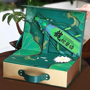 端午节粽子礼盒包装盒空盒2025新款高端粽子送礼品盒包装袋手提袋