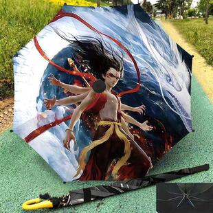 【大伞面】哪吒之魔童闹海儿童雨伞新款晴雨防晒伞耐用方便自带防