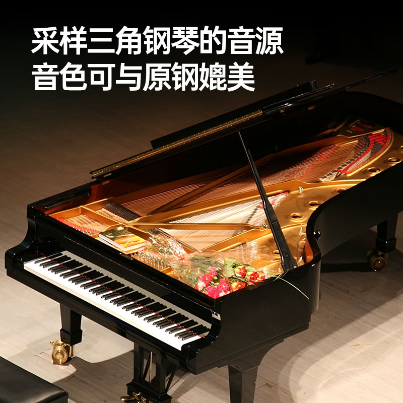 特伦斯折叠电子钢琴88键盘便携式初学者练习神器成人儿童家用手卷