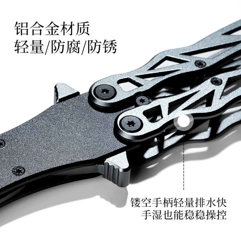 破川迷你可折叠便携微物mini控鱼器路亚控鱼钳鱼夹钳路亚钳子套装