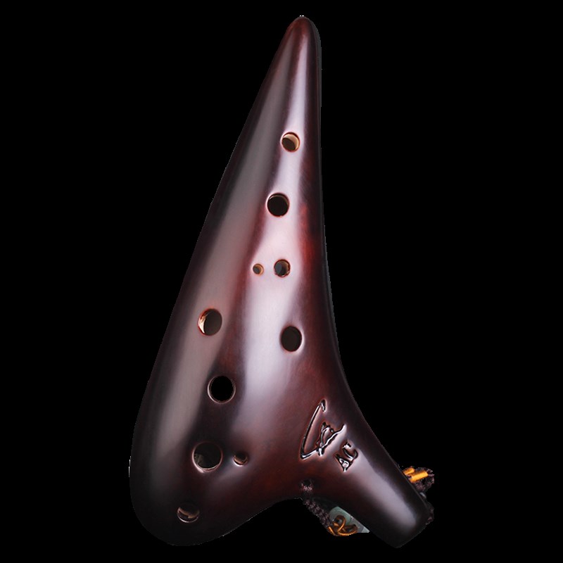 活动风雅陶笛12孔AC陶笛熏烧初学入门中音c调十二孔演奏型送课程