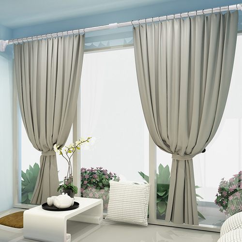 凉衣服杆子免打孔阳台伸缩晾衣架撑杆固定式不锈钢管晾晒衣杆一根