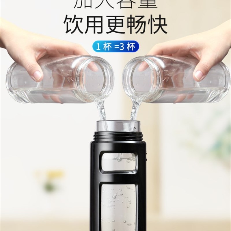 保温成人小孩学生保温方便携带大容量玻璃杯便携个性潮流耐摔水杯