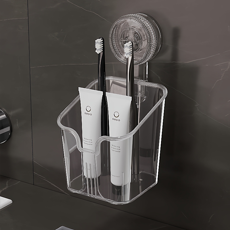 厨房旋转吸盘置物架葱姜蒜收纳盒免打孔壁挂式小挂篮多功能收纳筐