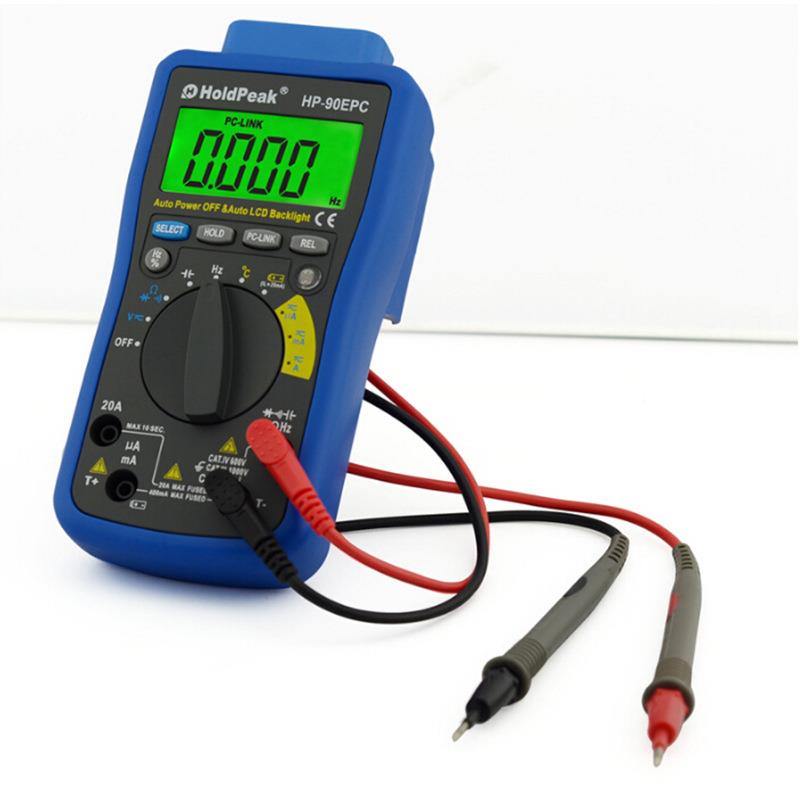 华普HPHP-90EPC-90E万PC电脑连接字万用表数 CAT IV电动子能表自
