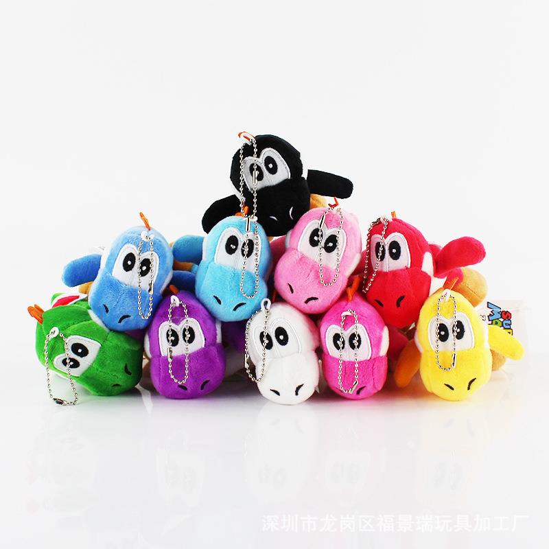 Yoshi耀西恐龙毛绒玩具公仔小挂件手机链10色