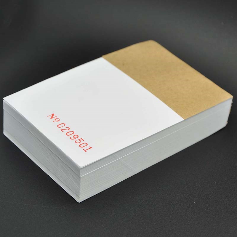 便签本无粘性便条 小记事本 空白便签纸可撕 空白便携本带号码