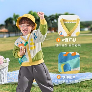 女童春裝 男童外套春秋嬰兒上衣春季 新款 兒童衣服童裝 寶寶開衫 春款