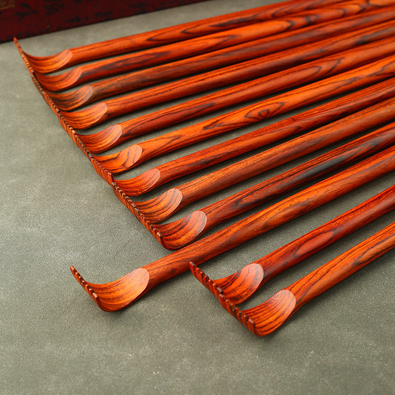 三角齿痒痒挠实木不求人黄花梨老料木抓痒器抓背挠痒痒神器老头乐