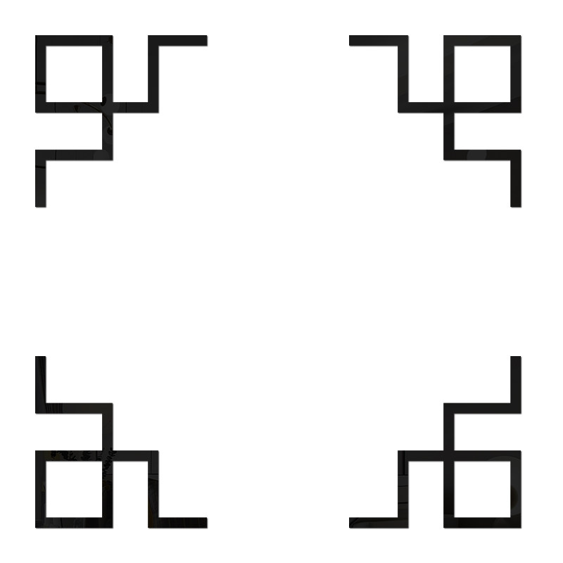 自粘吊顶装饰条3d立体天花板边框条镂空对角花墙贴亚克力镜面线条,家居饰品,软装墙贴,淘宝优惠券,粉丝福利购,淘宝优惠卷