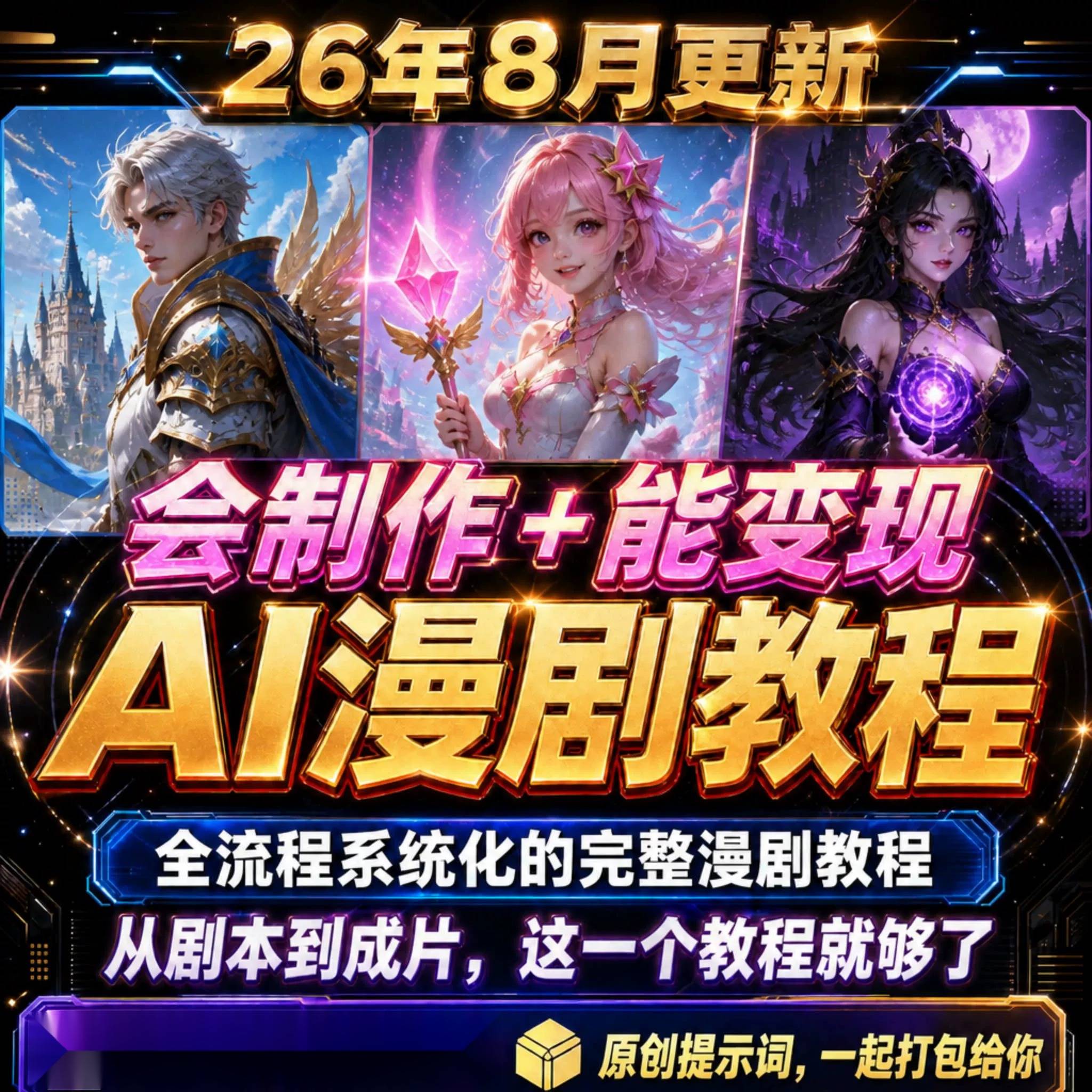 2026ai漫剧短视频生成与制作教程seedance系统课程从入门到精通图片