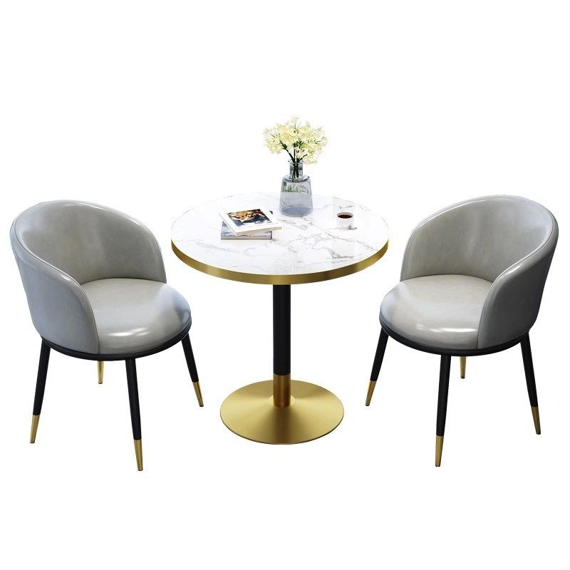 北欧轻奢洽谈桌椅组合售楼处部会客接待一桌两椅阳台休闲小圆桌子,住宅家具,阳台椅,淘宝优惠券,粉丝福利购,淘宝优惠卷