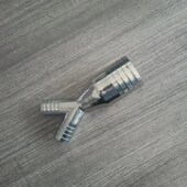 304不锈钢Y型变径宝塔三通一大两小软管三通转接头人字水管三通