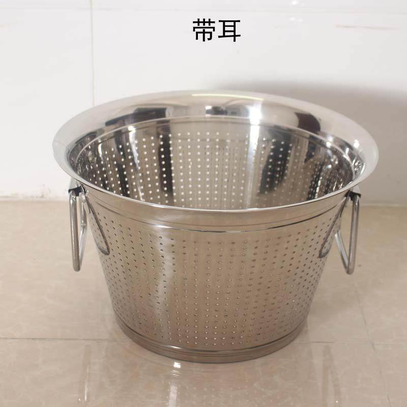 不锈钢过滤桶漏盆漏桶沥水盆桶加深加厚洗菜盆淘米桶大容量多用桶,厨房/烹饪用具,米桶/米缸,淘宝优惠券,粉丝福利购,淘宝优惠卷