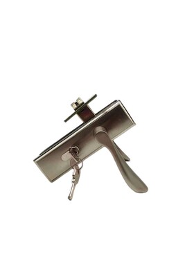 房门锁家用通用型卧室内门黑色锁具三件套静音老式门把手旧门换锁