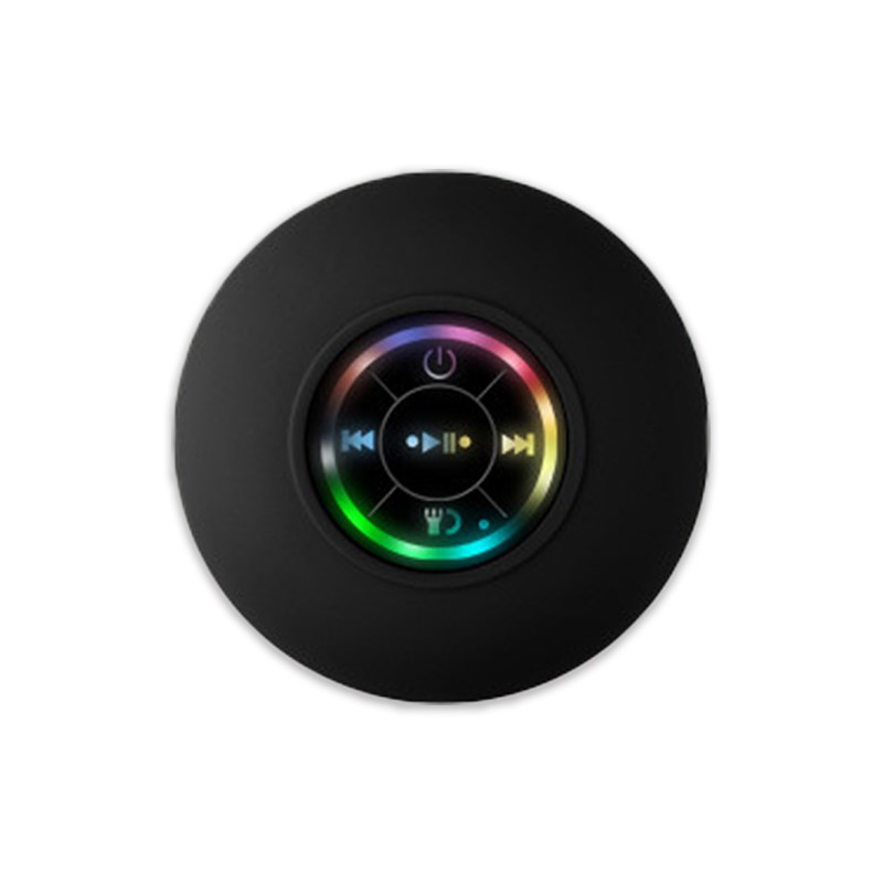 吸盘防水蓝牙音箱LED发光防水浴室小型迷你创意便携无线音响神器