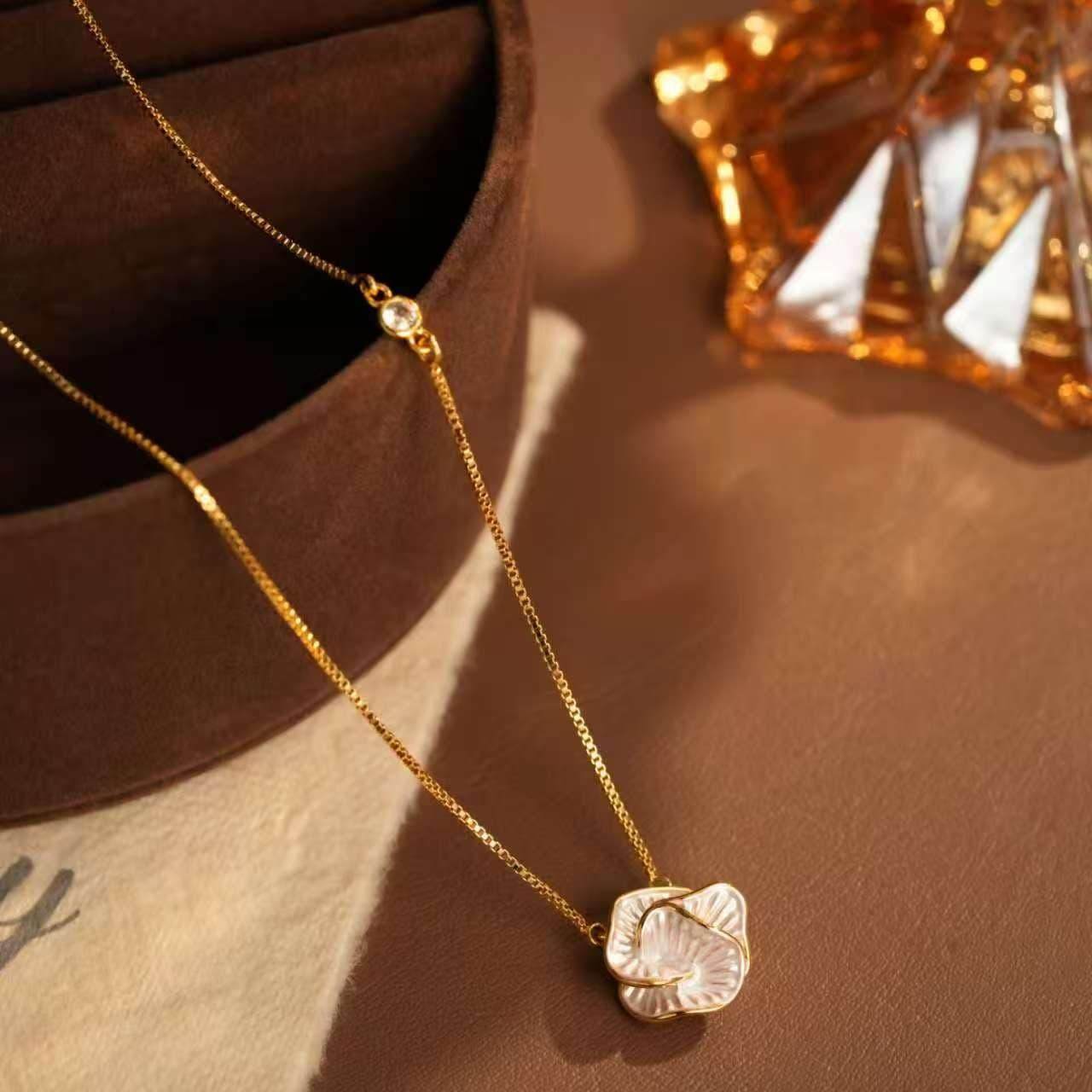 唐佩春季花朵项链女款2025新款配饰耳钉吊坠春天耳钉精致时尚韩系,饰品/流行首饰/时尚饰品新,项链,淘宝优惠券,粉丝福利购,淘宝优惠卷