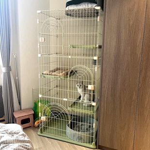 猫笼子家用室内猫空笼大号猫屋猫窝别墅不占地猫咪两层双层大空间