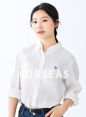 海边的马/HORSEAS汉麻长袖衬衫