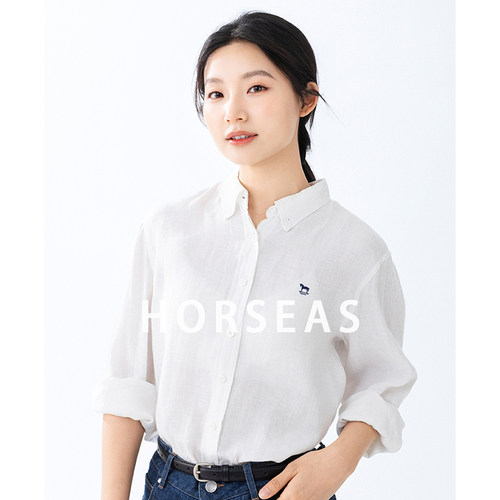 海边的马/HORSEAS汉麻长袖衬衫