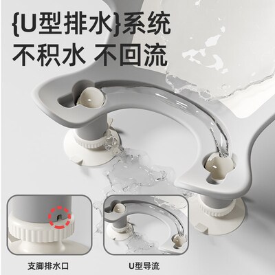 IUU婴儿洗屁股神器支架洗PP浴架新生儿童L洗澡躺托男女宝宝洗屁屁