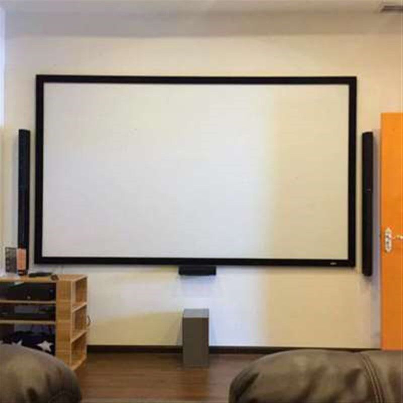 抗光画框幕布抗光幕布投影家用抗光投影幕布边框R框架幕布投屏幕