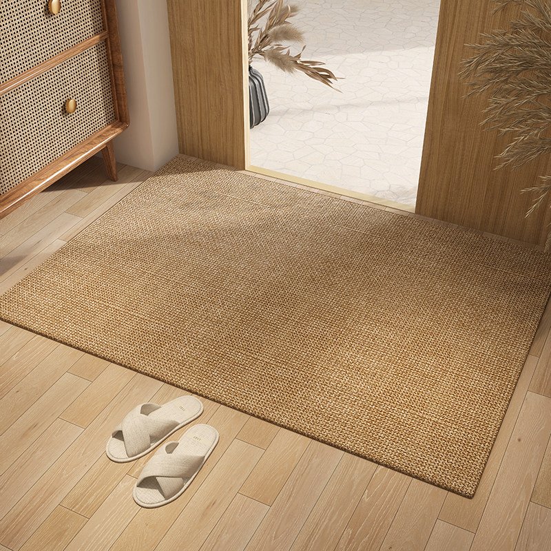 可裁剪地垫入户门垫高级感日式进门口脚垫原木风茶V室地毯客厅全,居家布艺,入户地垫,淘宝优惠券,粉丝福利购,淘宝优惠卷