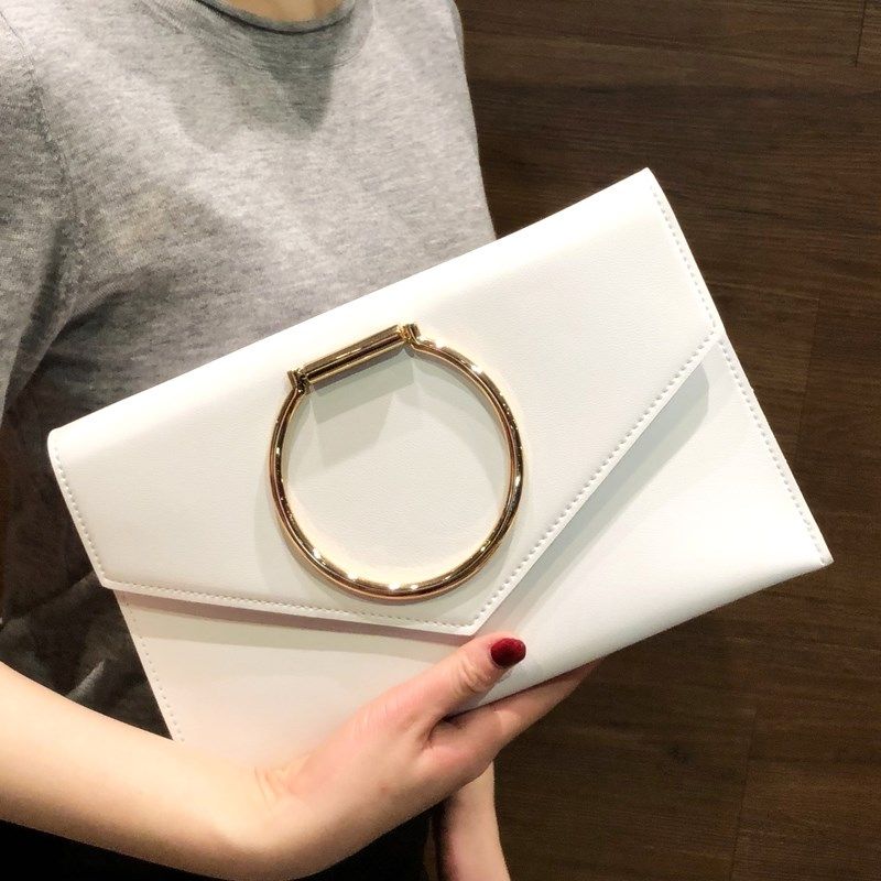 手拿包女20g21新款气质大容量手包单肩斜挎小包百搭时尚链条潮女