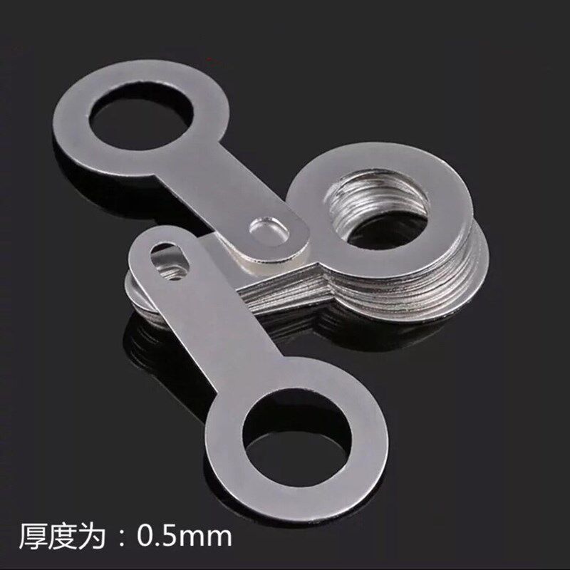 10.2单头e焊片/线耳/接线端子/焊接端子1000只 厚0.5M葫芦片10个