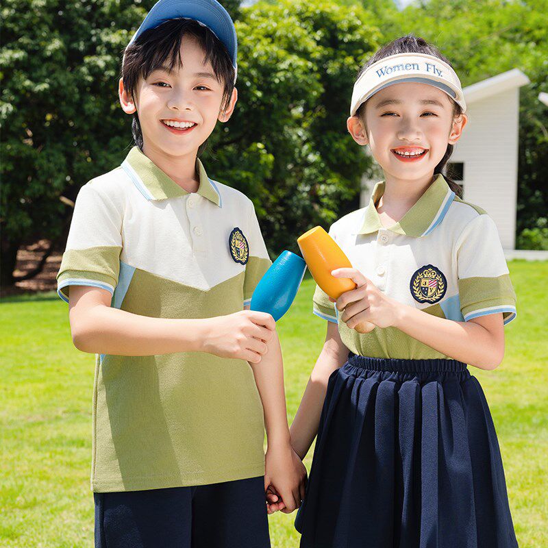学院风棒球服校服套装小学生春秋新款F儿童年级班服六件套幼儿园