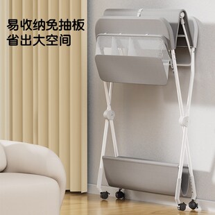 贝可亲多功能尿布台婴儿s护理台新生儿晾衣架抚触洗澡升降折叠移