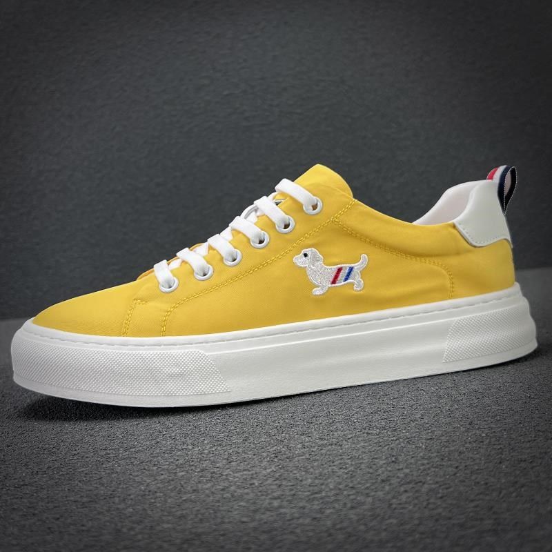 纯色布鞋2025夏季新款厚底低帮一脚蹬轻便休闲鞋男士X简约百搭板,流行男鞋,休闲板鞋,淘宝优惠券,粉丝福利购,淘宝优惠卷