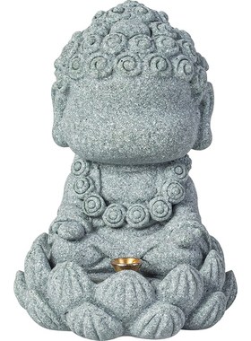 创意四不小如来线香插茶宠摆件中式佛像香薰炉香托香座桌面装饰品