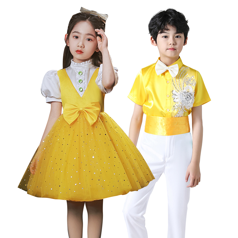 六一儿童节大合唱演出服中小学生男女童幼儿园舞蹈诗歌朗诵表演服