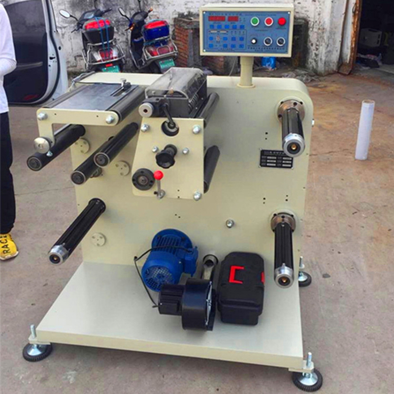 320上下复卷全自动多功能数控圆刀片不干胶分切机标签商标分条机