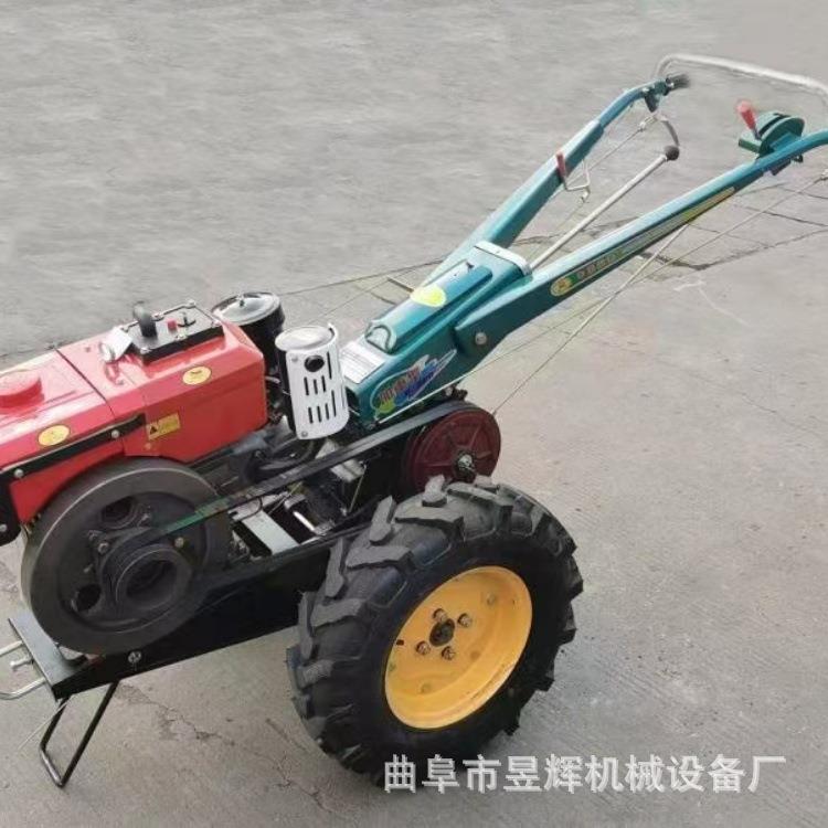 外贸出口农用手扶拖拉机151底盘水旱田两用旋耕机农耕两轮拖拉机