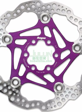 新款英国Hope x2 e4 v4梅状油碟用浮动碟六钉碟片140 160 180 203