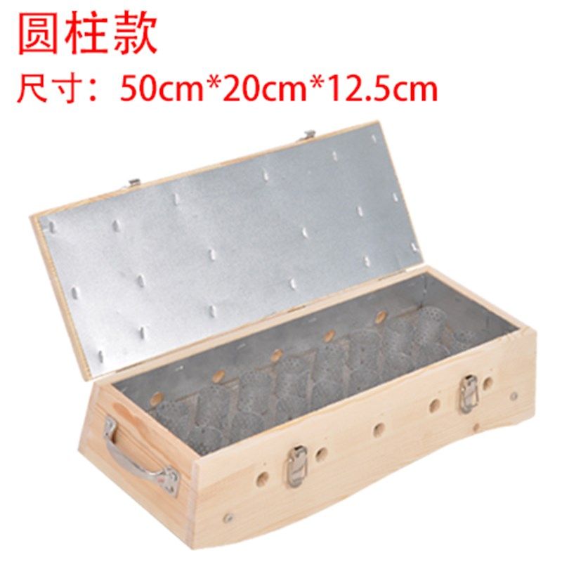 木制督脉灸龙骨灸艾灸盒随身灸温灸器家用S型脊椎背部大号艾灸箱