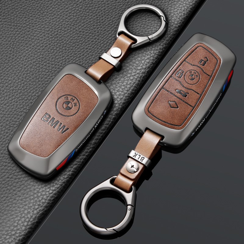 宝马钥匙套3系320/325li老款5系520/525li三1系7系x3车x5包扣壳