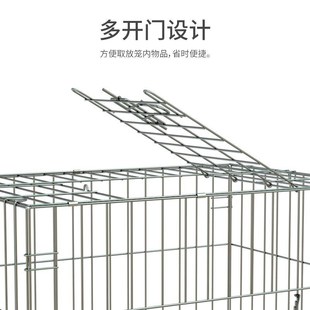 鴿子籠加粗大號(hào)折疊帶隔斷繁殖配對(duì)籠鴿子用品雞籠兔籠家用養(yǎng)殖籠
