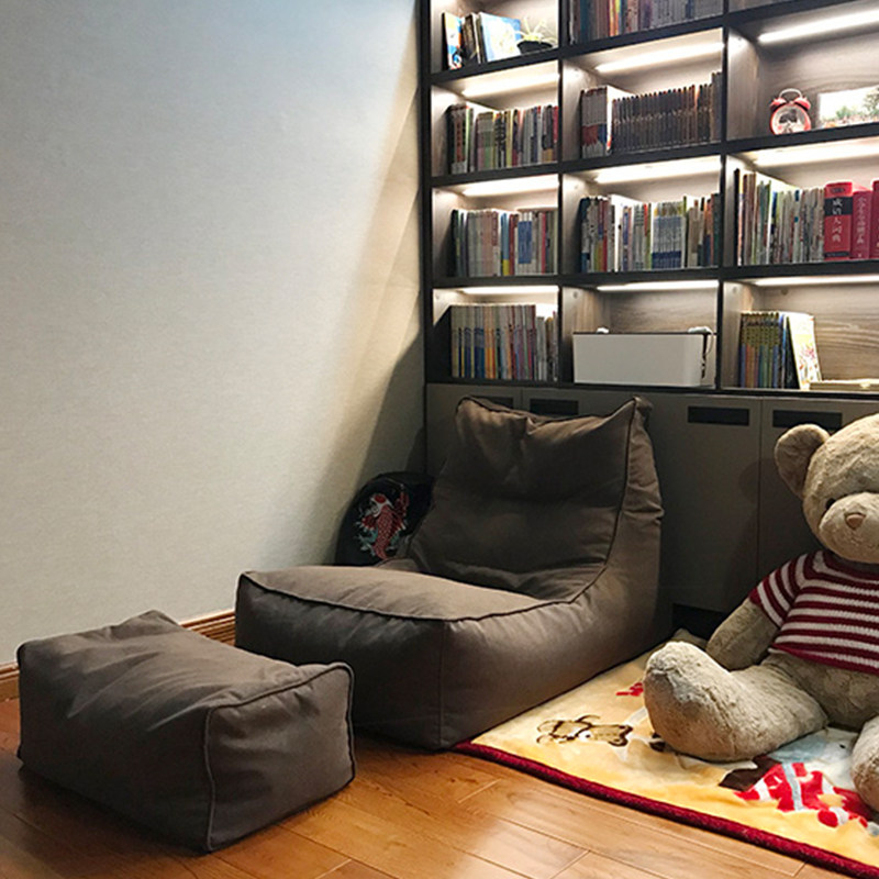 懒人小沙发单人躺椅可爱豆袋卧室阳台书房休闲榻榻米办公室午休,住宅家具,懒人沙发,淘宝优惠券,粉丝福利购,淘宝优惠卷